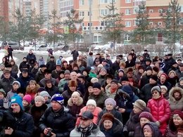 Митинг в защиту местного самоуправления Подмосковья в Наро-Фоминском районе. Декабрь 2016