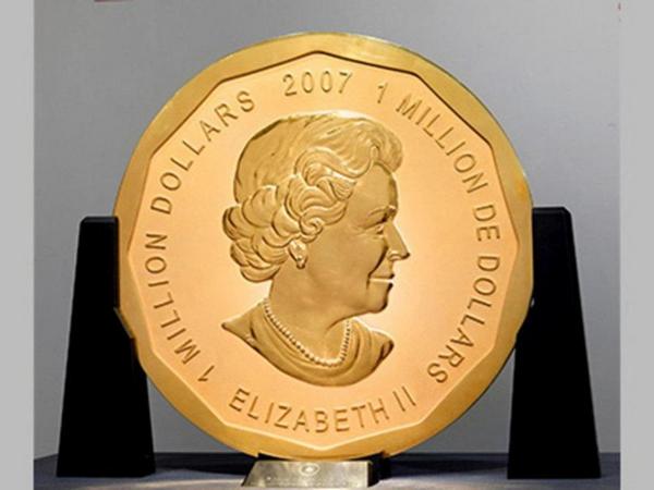 Золотая монета весом 100 кг