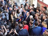 XIII Пленум ЦК КПРФ. Геннадий Зюганов отвечает на вопросы журналистов