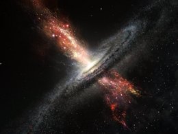 Рождение звезд в ветрах из сверхмассивных черных дыр