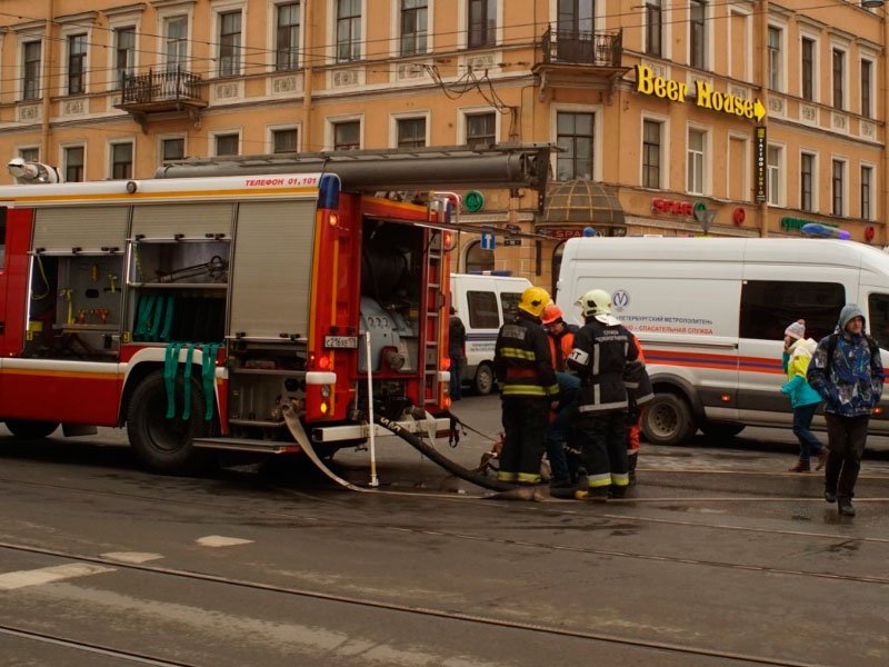 Фото взрыва в метро