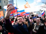 А.Навальный на митинге