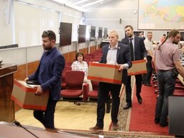 Внесение списка кандидатов по одномандатным округам в ЦИК