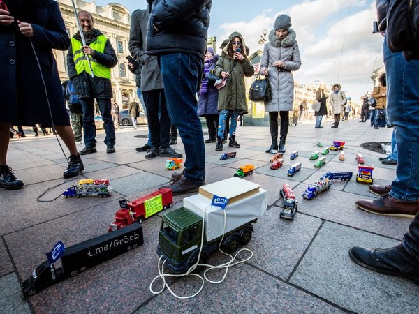 Акция против «Платона» в Петербурге
