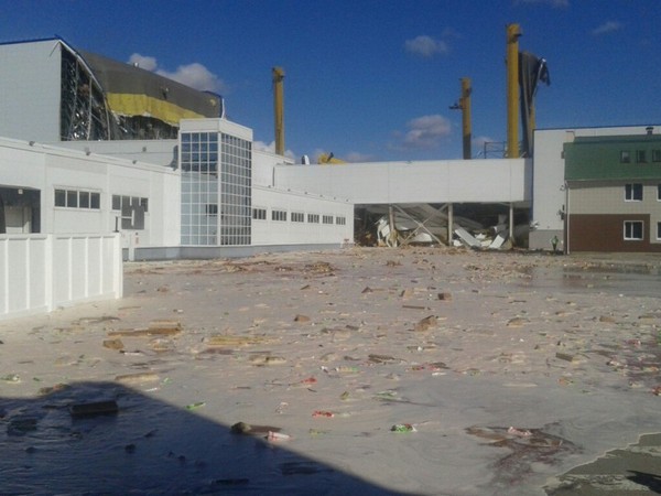 Авария на заводе PepsiCo в Лебедяни