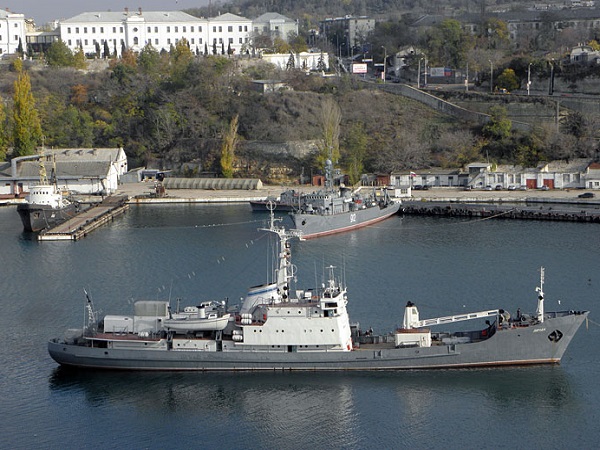 Разведывательный корабль Черноморского флота РФ «Лиман»