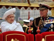 Елизавета II и принц Филипп
