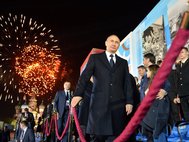 Владимир Путин в день юбилея Победы в ВОВ