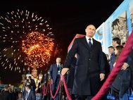 Владимир Путин в день юбилея Победы в ВОВ