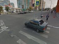 Перекресток улиц Российская и Коммуны около торгового комплекса «Радуга»
