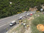 Авария автобуса в турецкой провинции Мугла