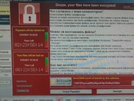 Компьютер «Мегафон», зараженный вирусом WannaCrypt