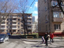 Жилой квартал в Пресненском районе Москвы