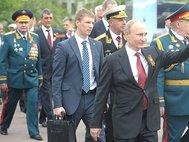 Владимир Путин в Севастополе 9 мая 2014