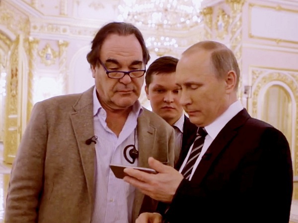 Оливер Стоун и Владимир Путин