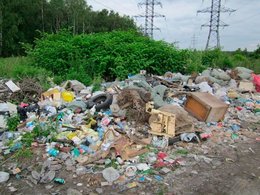 Свалка мусора около Москвы / wikimapia.org