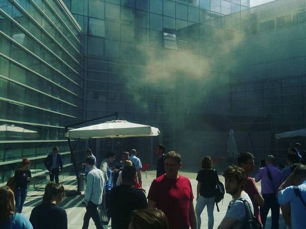 Пожар в здании «Яндекса»
