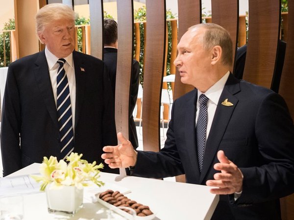 Гамбург, G20. Д.Трамп и В.Путин