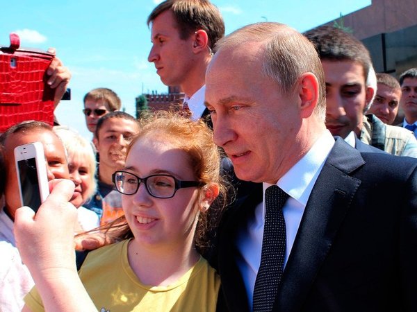 В.Путин и дети