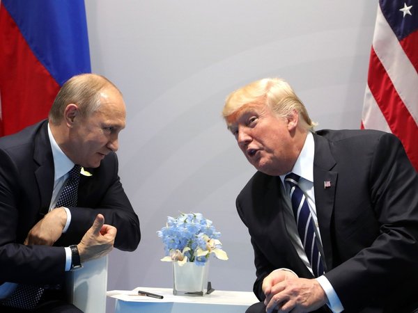 Владимир Путин и Дональд Трамп