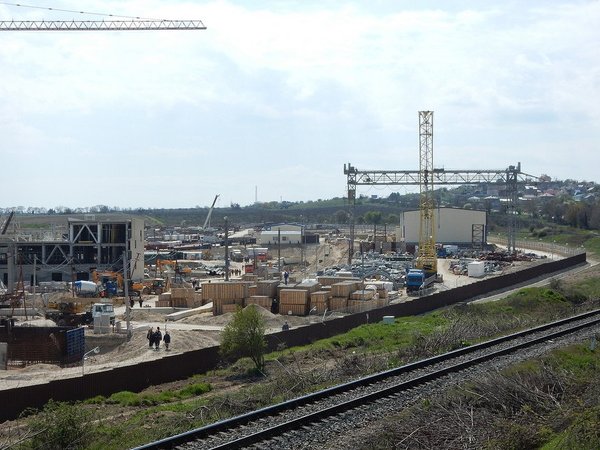 Строительство Севастопольской ТЭС. Апрель 2017