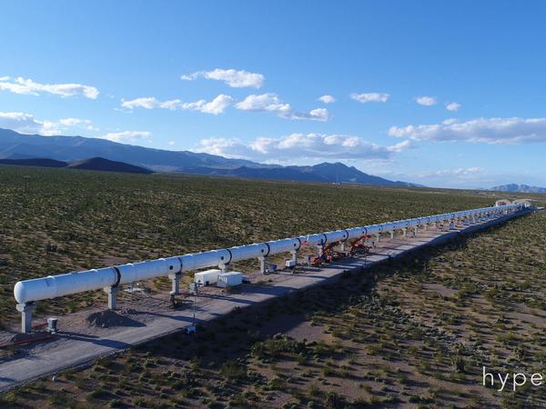 Тестовая труба Hyperloop One
