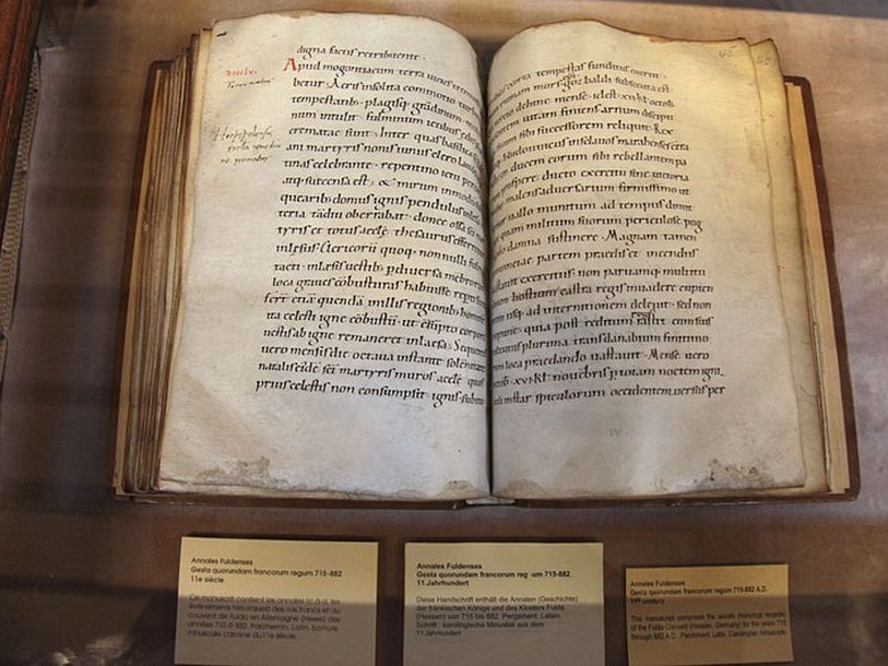 Фульдские анналы (рукопись XI века)
