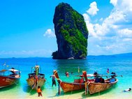 Таиланд. Пляж для туристов