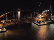 Железнодорожная арка Керченского моста