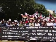 Митинг в Грозном в защиту мусульман Мьянмы