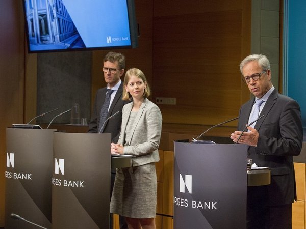 Пресс-конференция Норвежского банка