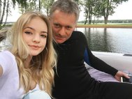 Лиза Пескова с отцом