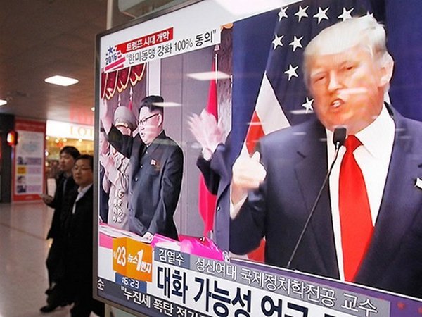 Дональд Трамп и Ким Чен Ын