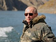 В.Путин на отдыхе