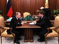 Рабочая встреча В. Путина и Р. Кадырова
