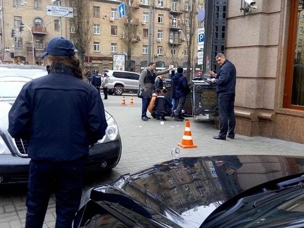 Место убийства депутата Денис Вороненкова