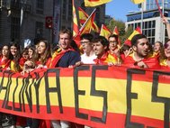 "Каталония - это Испания". Акция сторонников единой Испании