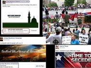 Скриншоты страниц в Facebook, переданные в сенат США