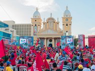 Демонстрация социалистов в Венесуэле