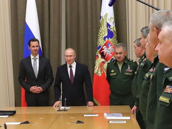 Встреча президентов России и Сирии в Сочи 21 ноября 2017