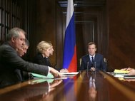 Совещание Медведева с вице-премьерами