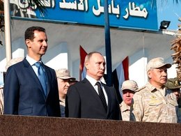 Башар Асад, Владимир Путин и Сергей Шойгу