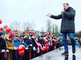 Алексей Навальный. Псков, декабрь 2017