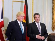 Министры иностранных дел Великобритании и Германии Борис Джонсон и Зигмар Габриэль
