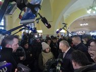 Владимир Жириновский на Казанском вокзале