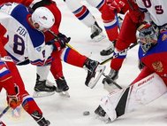 Четвертьфинал ЧМ по хоккею 2018 года США — Россия