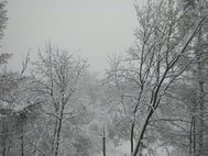 Снегопад в Москве