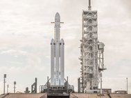 Falcon Heavy перед стартом