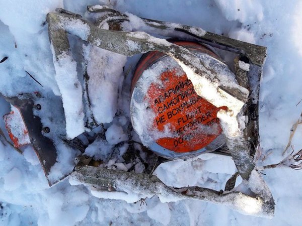 Бортовые аварийные самописцы, найденные на месте крушения самолета Ан-148 в Подмосковье