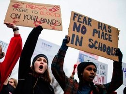 Акция школьники против оружия